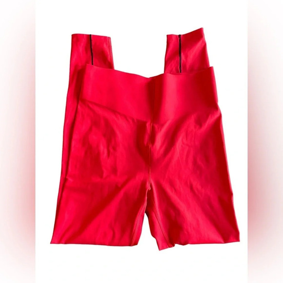 Savage Fenty Hotline High Waist Leggings Hotline Sports Bra Fire engine red Sz L - Picture 13 of 13
